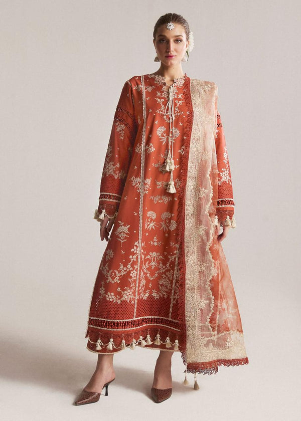 Unstitched Luxury Dhanak Heavy Embroidered 3PC Suit